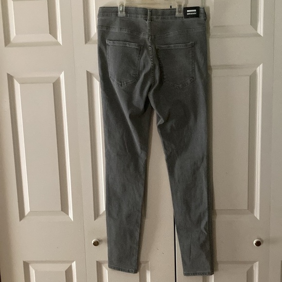 DR.DENIM Lexy tall women’s jeans XL moonstone light gray skinny - Picture 3 of 9